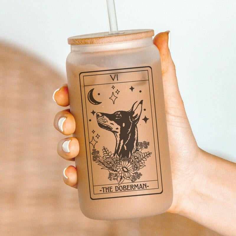 Dog Tarot Card Tumblers, Dog Mom Tumbler,