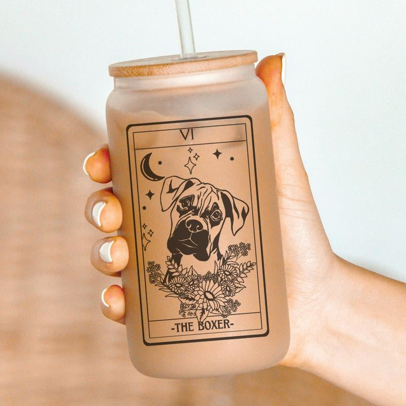 Dog Tarot Card Tumblers, Dog Mom Tumbler,