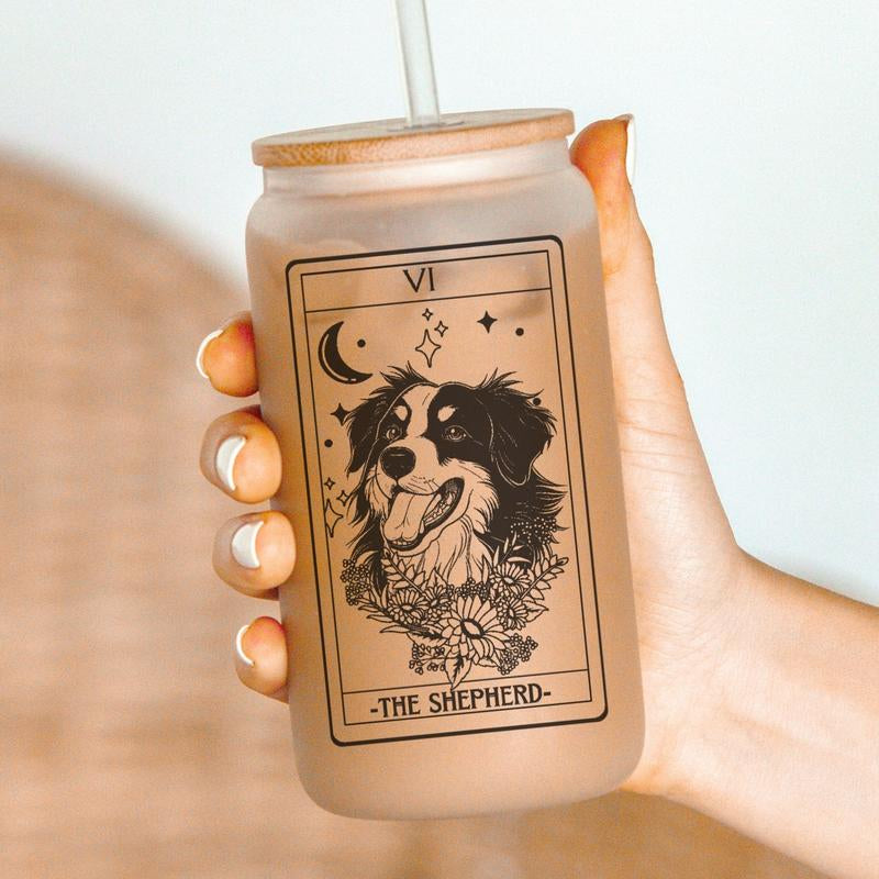 Dog Tarot Card Tumblers, Dog Mom Tumbler,
