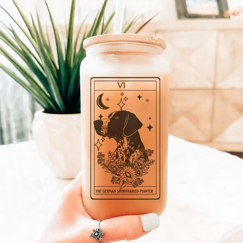 Dog Tarot Card Tumblers, Dog Mom Tumbler,
