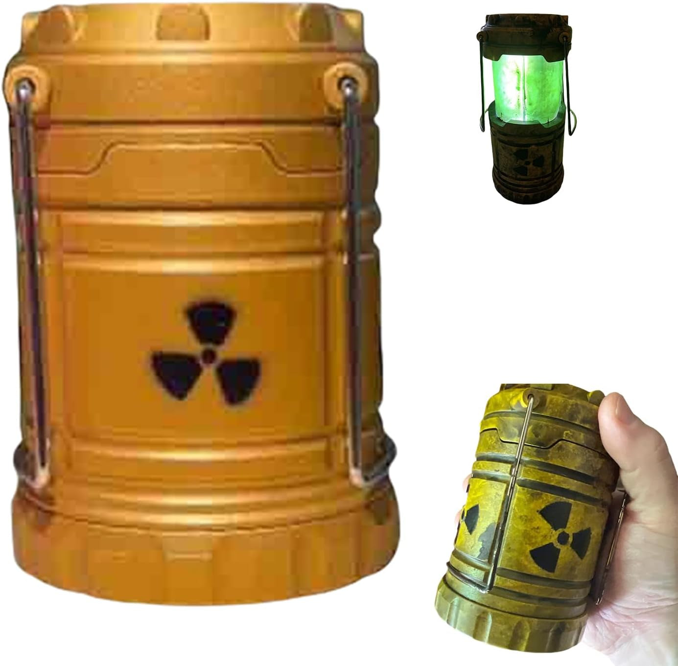 Miniature Nuclear Reactor Lantern/Lamp, Portable Camping Lantern, Collapsible Camping Lantern, Funny Lamp for Bedroom, Lantern Centerpieces for Tables, Funny Lamp (1PCS)