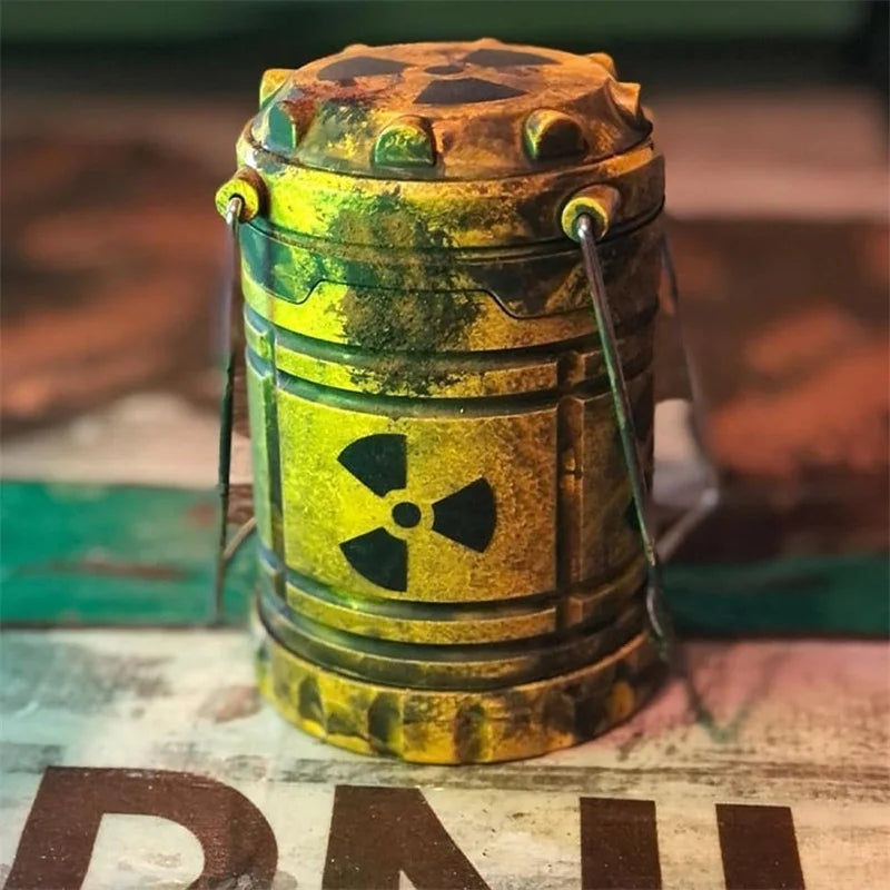 Mini Nuclear Reactor Lantern Toy Handheld Lamp Portable Retro Camping Lamp Home Outdoor Decor Birthday Gift Cosplay Props