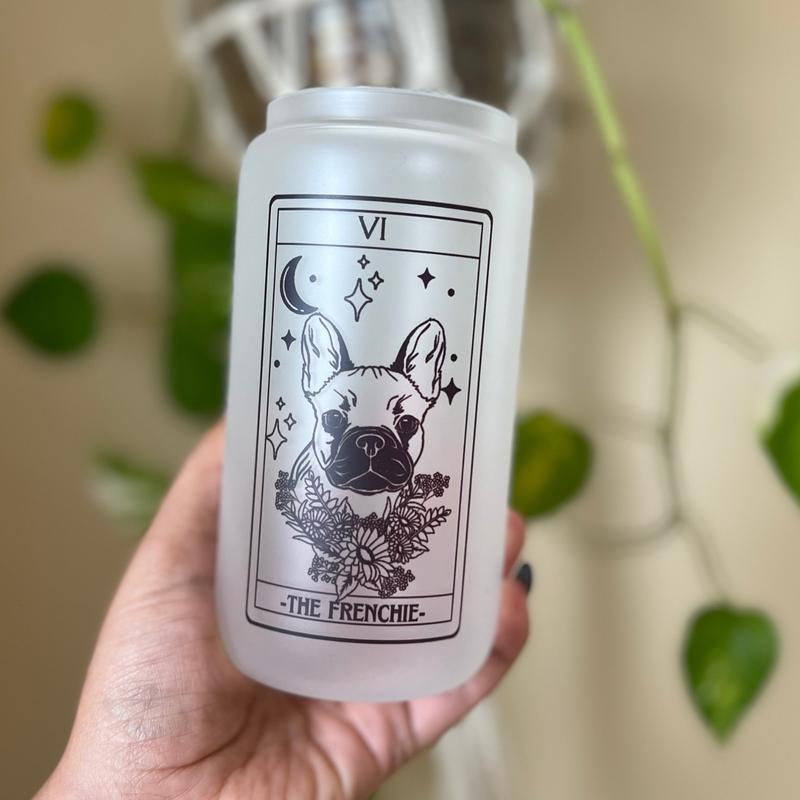 Dog Tarot Card Tumblers, Dog Mom Tumbler,