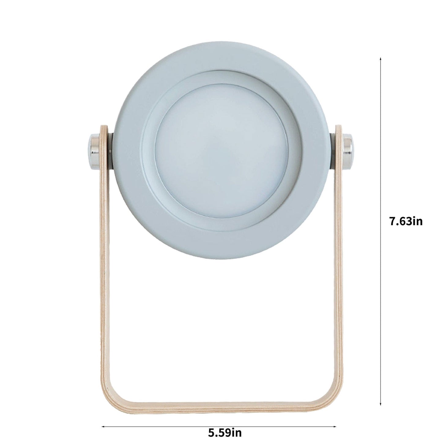 4-In-1 Foldable LED Table Lamp, USB Rechargeable, Portable Lantern Light with Adjustable Brightness, Multipurpose Outdoor Camping LED Lantern and Flashlight. Gray