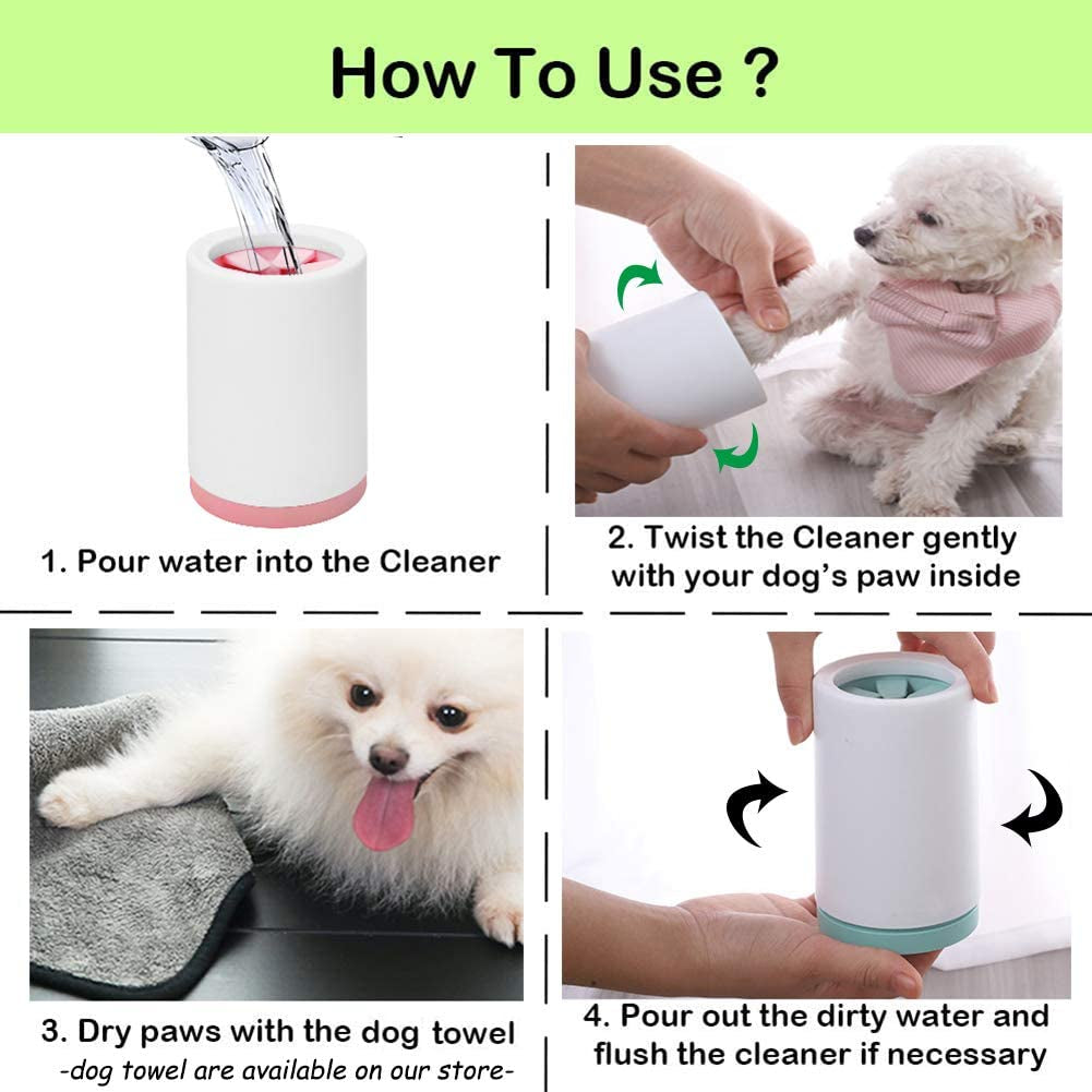 Paw-some Portable Paw Spa for Pooch and Purr-fect Pets – For When They Think Muddy Means Fashionable!