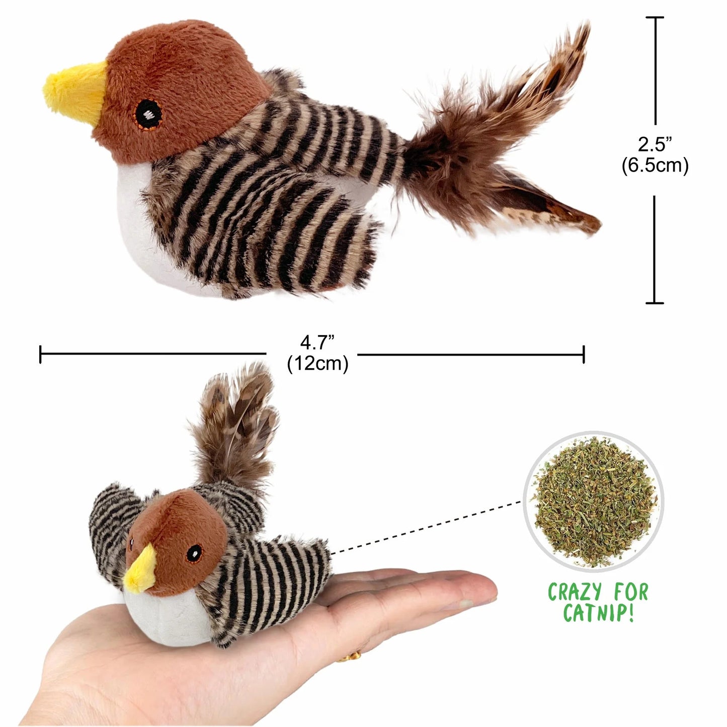 Feathered Feline Frenzy: The Chirpy Bird Toy That Turns Your Kitty into a Solo Superstar!