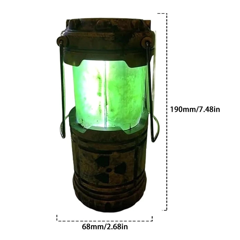 Mini Nuclear Reactor Lantern Toy Handheld Lamp Portable Retro Camping Lamp Home Outdoor Decor Birthday Gift Cosplay Props