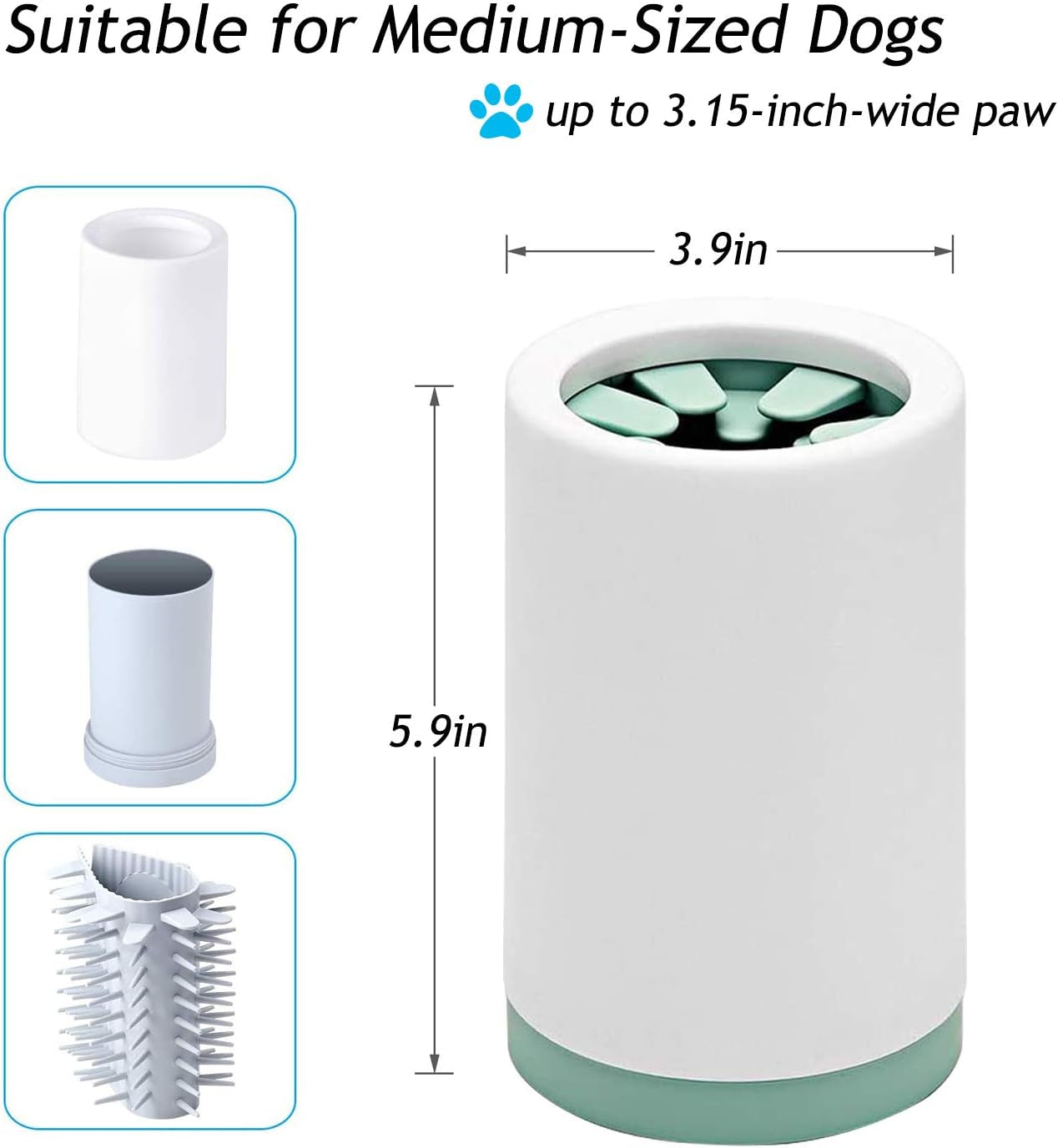 Paw-some Portable Paw Spa for Pooch and Purr-fect Pets – For When They Think Muddy Means Fashionable!