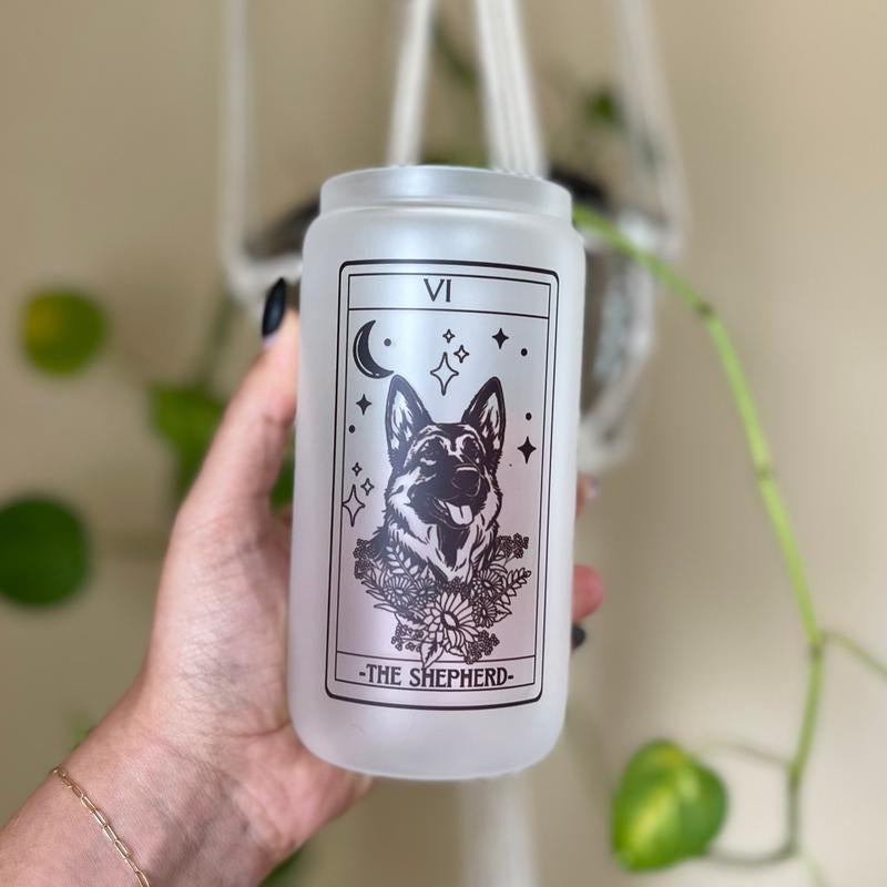 Dog Tarot Card Tumblers, Dog Mom Tumbler,