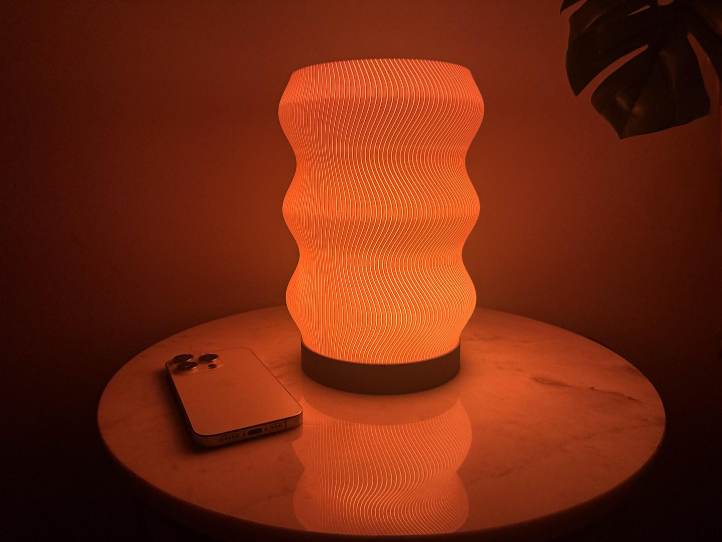 Cozy Table Lamp - Bedside Light - the Wave Lamp by Delta Loom - Mood Lighting - Eco-Friendly Gift - Trending Light - Desk Lamp - Night Light