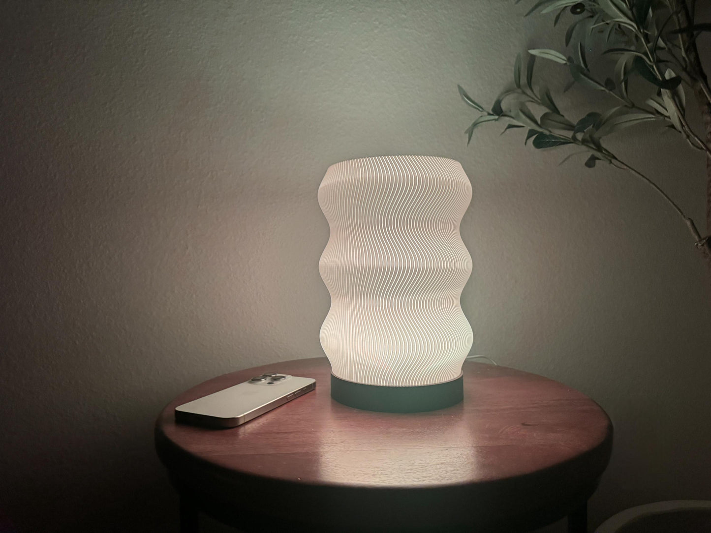 Cozy Table Lamp - Bedside Light - the Wave Lamp by Delta Loom - Mood Lighting - Eco-Friendly Gift - Trending Light - Desk Lamp - Night Light