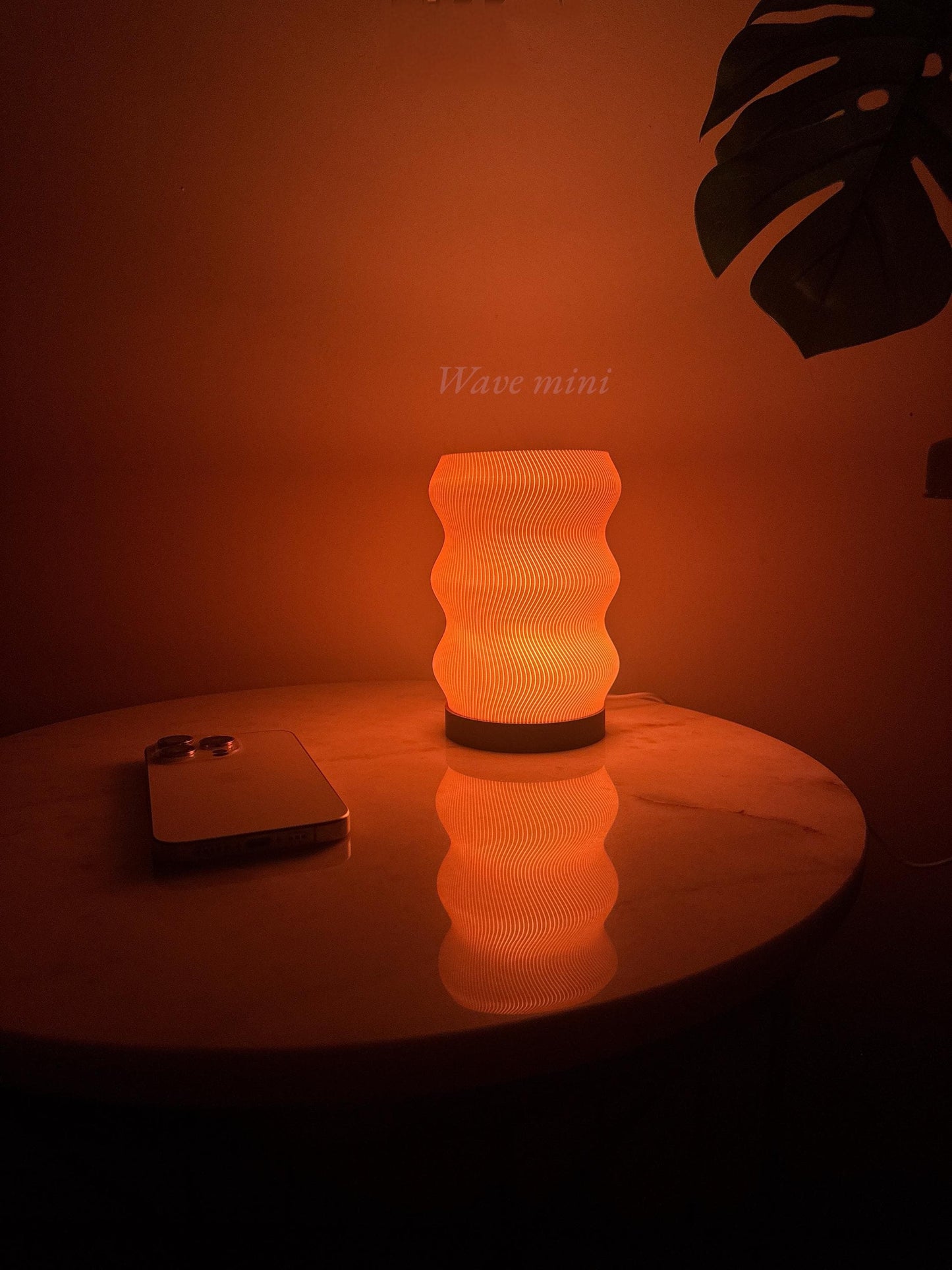Cozy Table Lamp - Bedside Light - the Wave Lamp by Delta Loom - Mood Lighting - Eco-Friendly Gift - Trending Light - Desk Lamp - Night Light