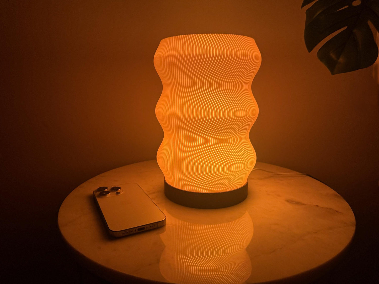 Cozy Table Lamp - Bedside Light - the Wave Lamp by Delta Loom - Mood Lighting - Eco-Friendly Gift - Trending Light - Desk Lamp - Night Light