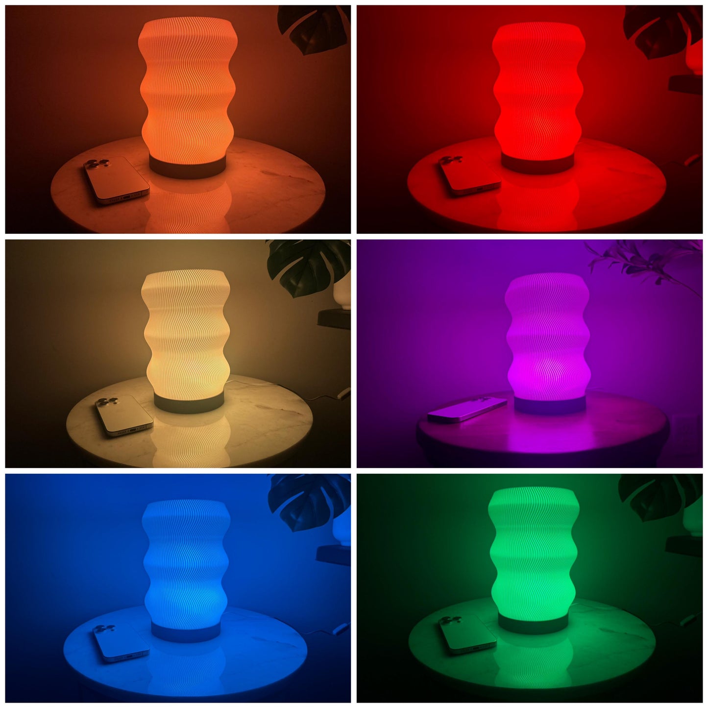 Cozy Table Lamp - Bedside Light - the Wave Lamp by Delta Loom - Mood Lighting - Eco-Friendly Gift - Trending Light - Desk Lamp - Night Light