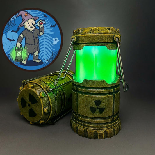 Mini Nuclear Reactor Lantern Toy Handheld Lamp Portable Retro Camping Lamp Home Outdoor Decor Birthday Gift Cosplay Props