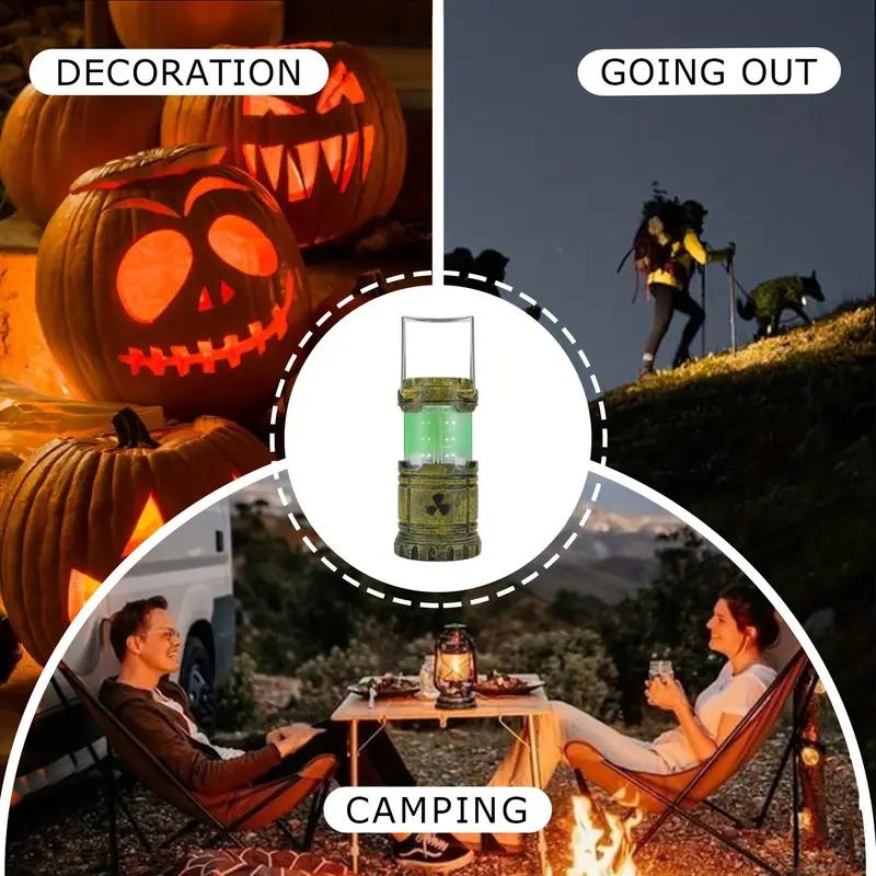 Mini Nuclear Reactor Lantern Toy Handheld Lamp Portable Retro Camping Lamp Home Outdoor Decor Birthday Gift Cosplay Props