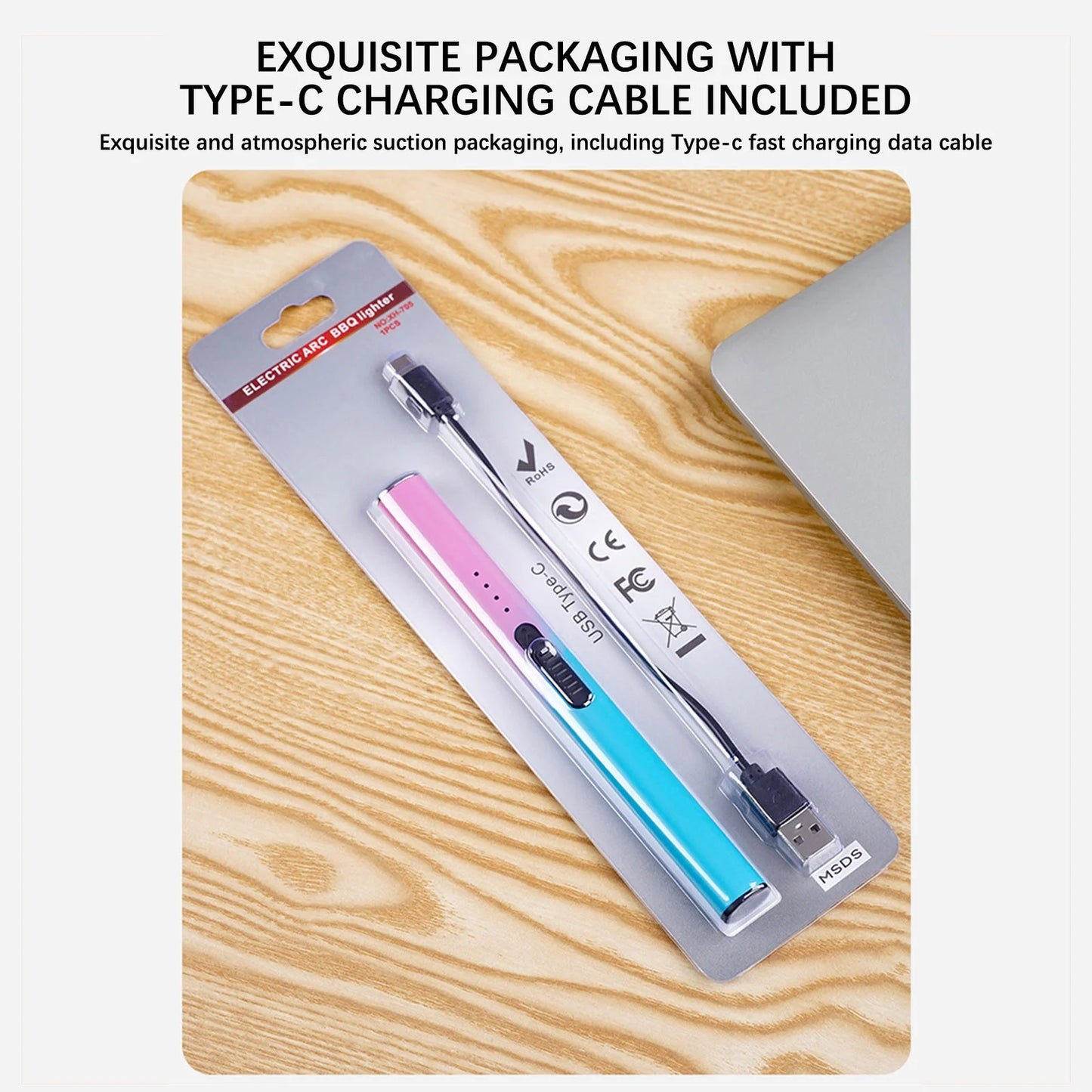 Lighter,Gradual Ignition Gun,Charging Igniter,Electronic Lighter,Aromatherapy Candle,Gas Stove,A,