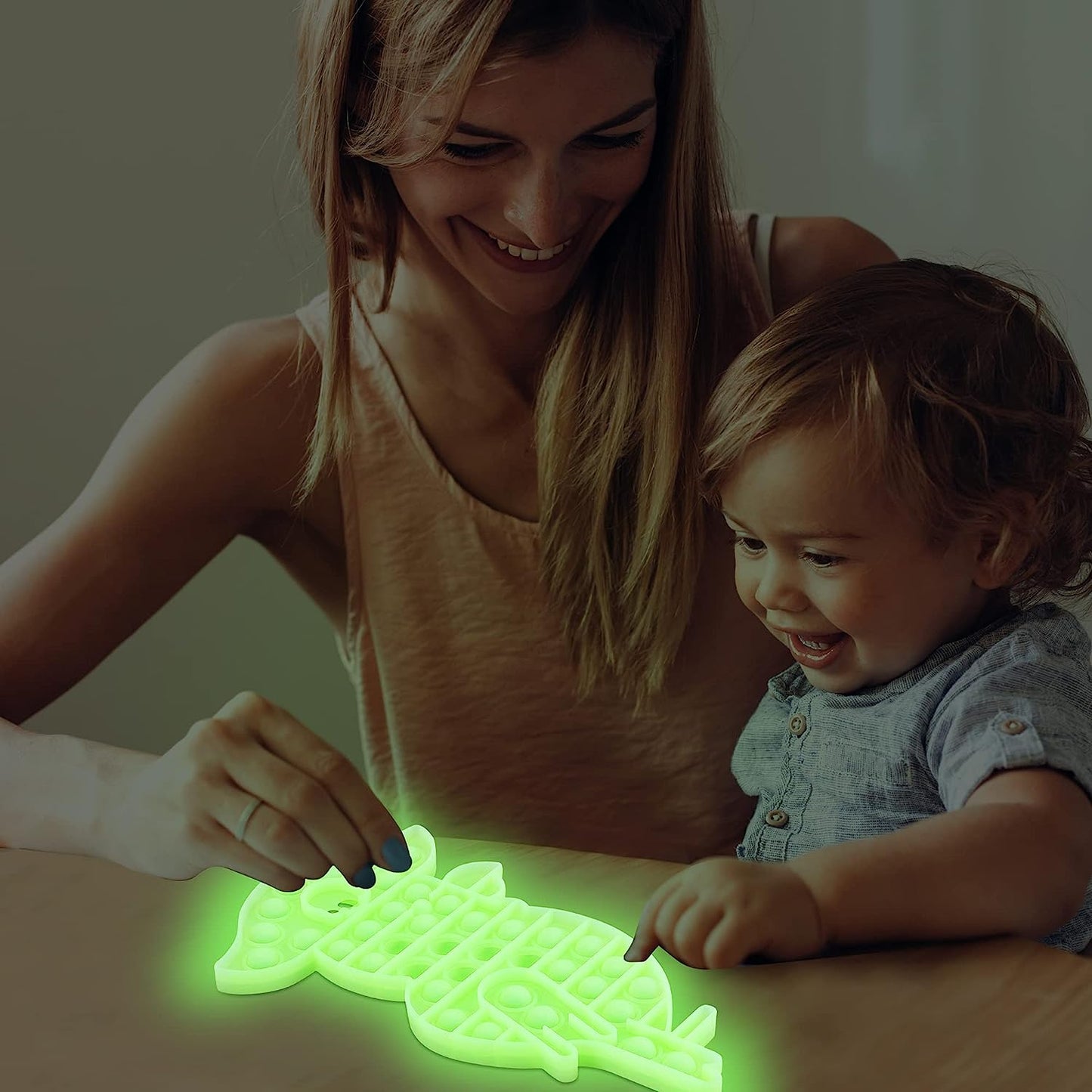 Glow-in-the-Dark Bubble Popper: Your Anxiety's Worst Nightmare and a Fidget Toy for the Glow-in-the-Dark Goofy!