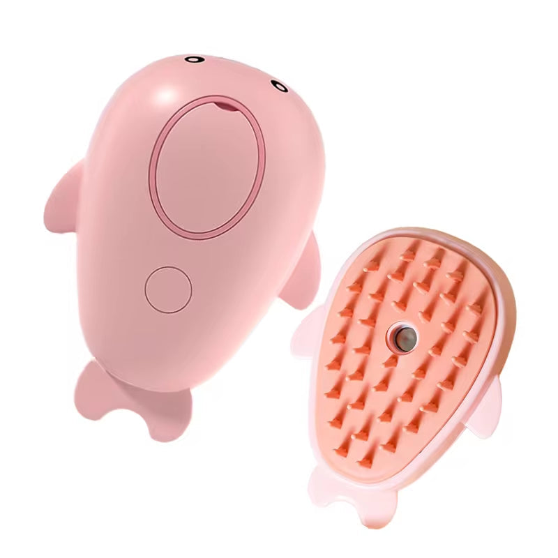 Furry Friends' Spa Day: The Triple Threat Hair Tamer - Brush, Spray, and Pamper with Purr-fect Precision!