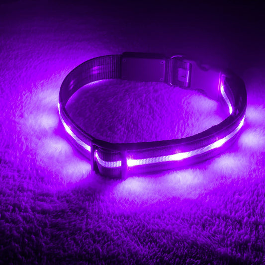 Glow Fido Glow: The Flashiest LED Dog Collar That Could Rival a Christmas Tree – 1,000 Feet of “Look at My Pooch!” Visibility – USB Rechargeable and Waterproof for Those Late-Night Bathroom Breaks!