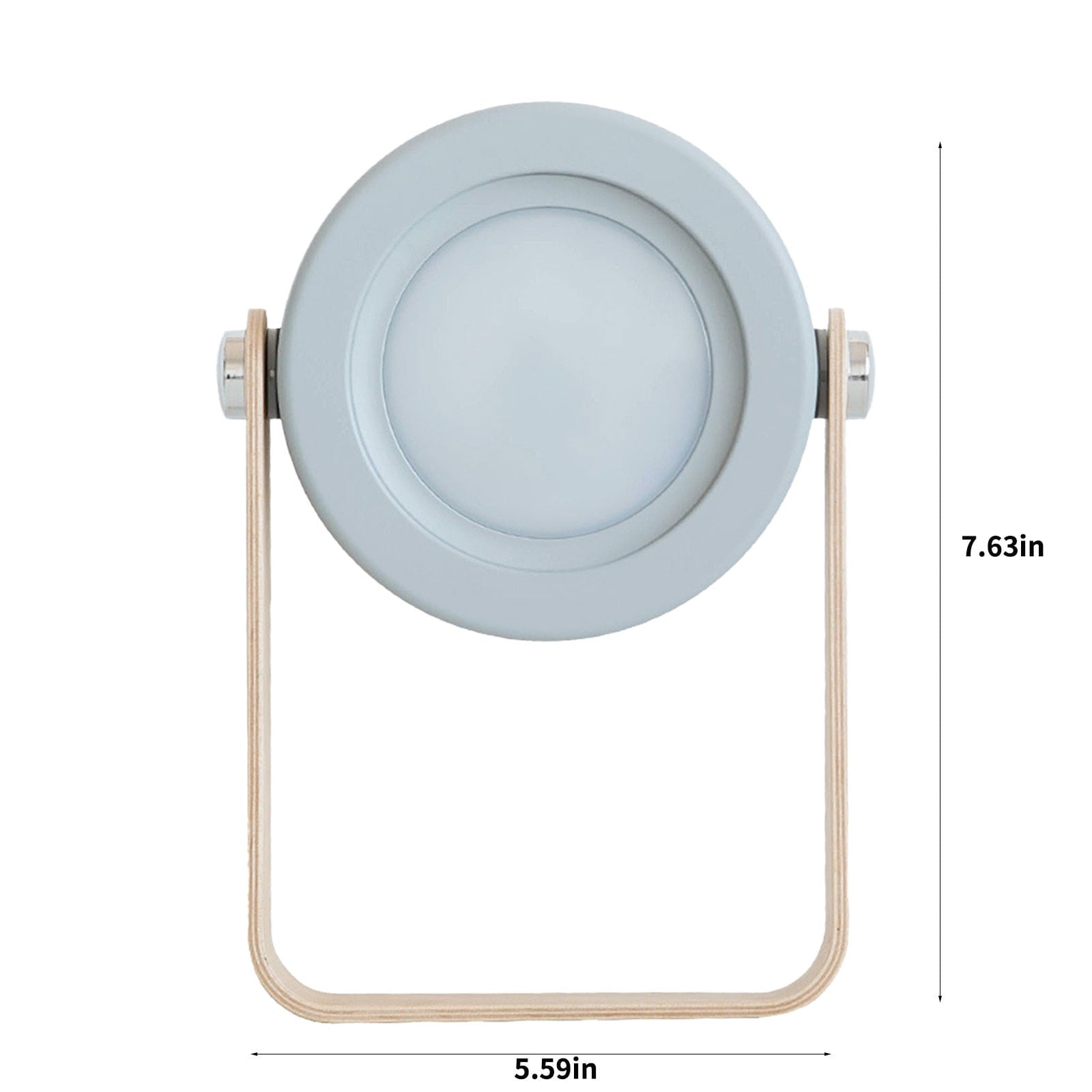 4-In-1 Foldable LED Table Lamp, USB Rechargeable, Portable Lantern Light with Adjustable Brightness, Multipurpose Outdoor Camping LED Lantern and Flashlight. Gray