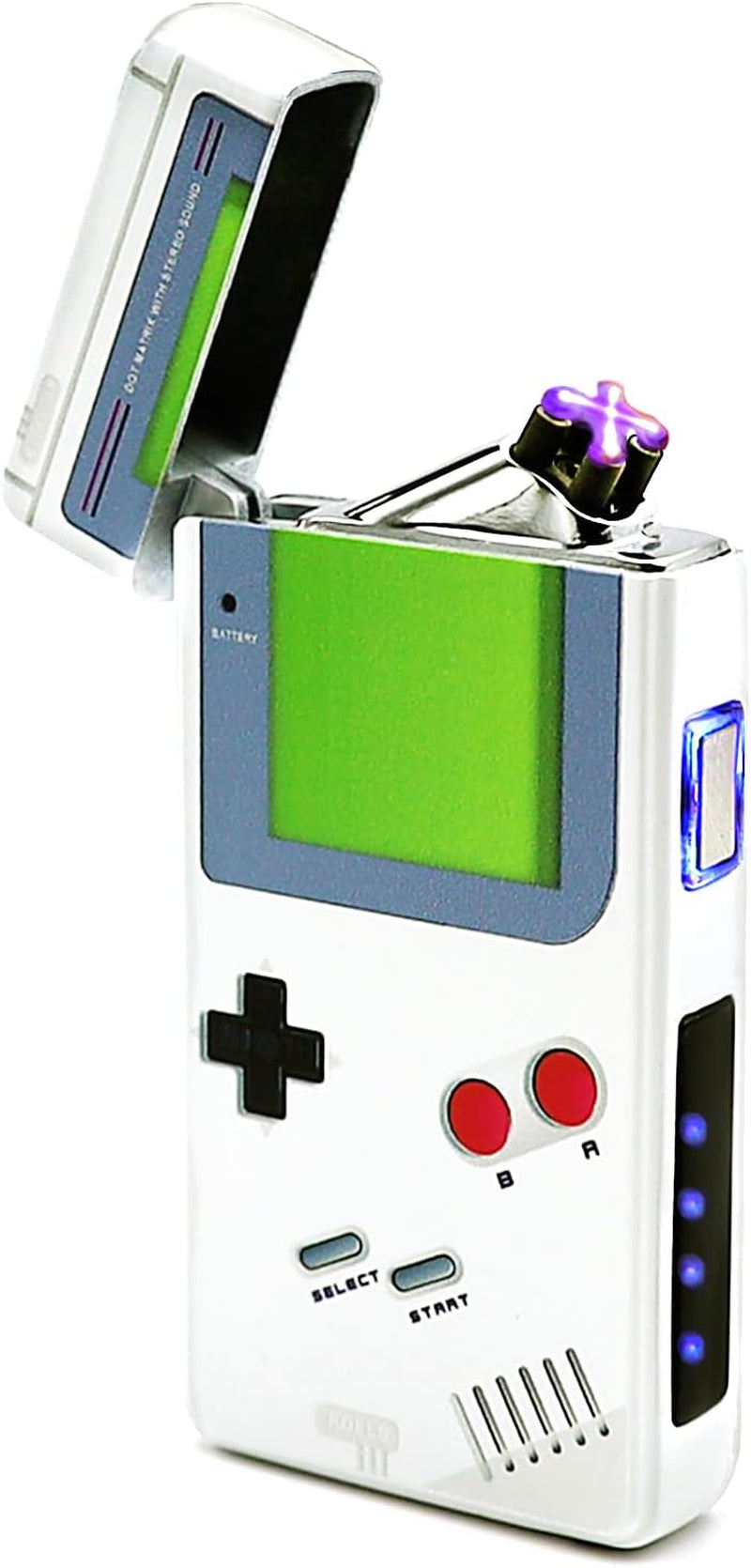 Rolls Electric Lighter - Cool Lighters - Retro Gamer Gifts for Men - Cool Gadgets - Custom Unique Birthday Gifts - Stocking Stuffers for Men and Women - by  (Grey)