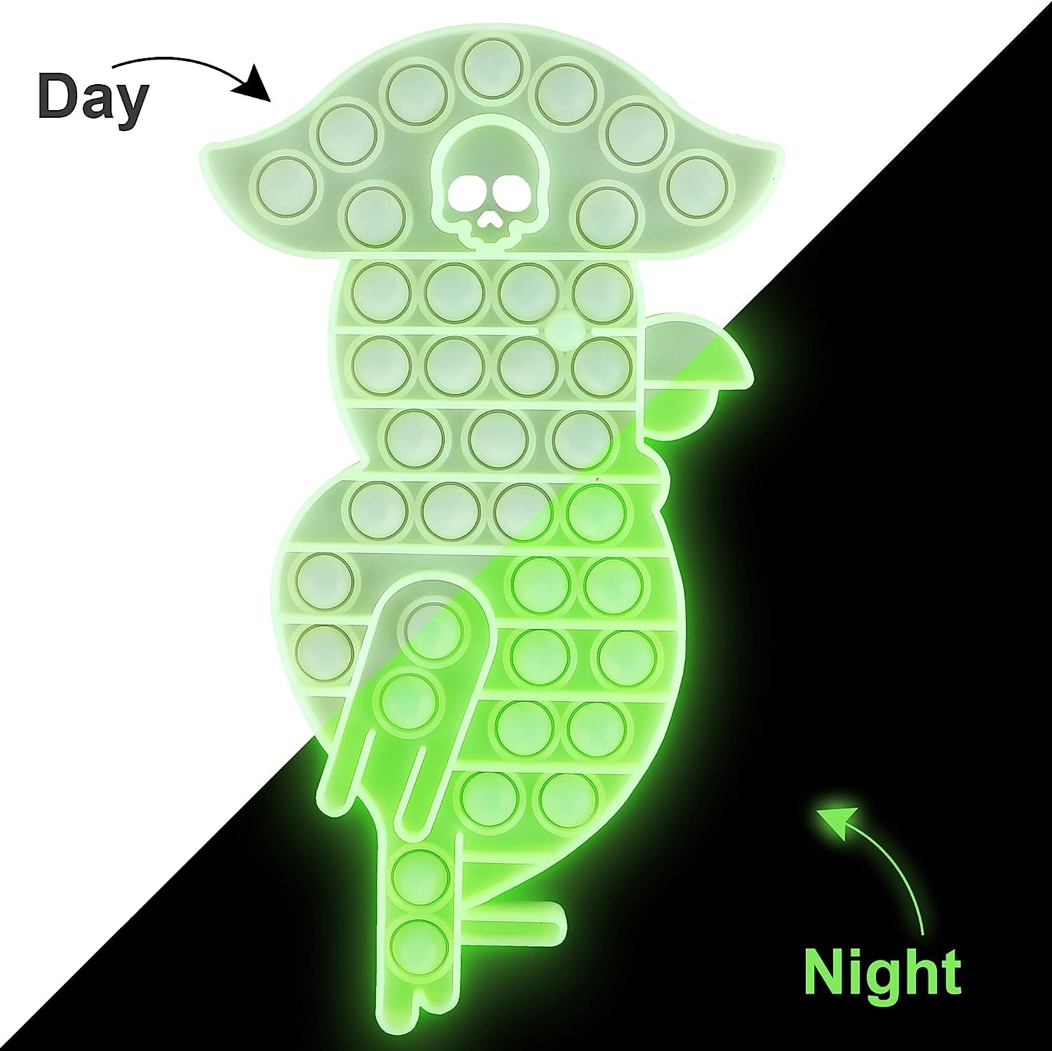 Glow-in-the-Dark Bubble Popper: Your Anxiety's Worst Nightmare and a Fidget Toy for the Glow-in-the-Dark Goofy!