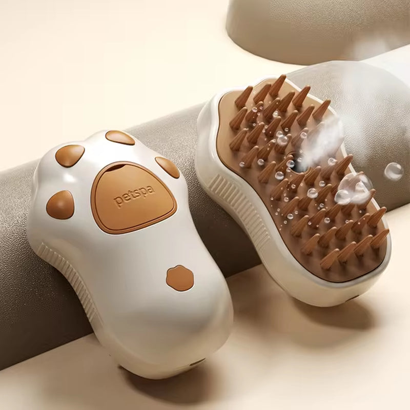 Furry Friends' Spa Day: The Triple Threat Hair Tamer - Brush, Spray, and Pamper with Purr-fect Precision!
