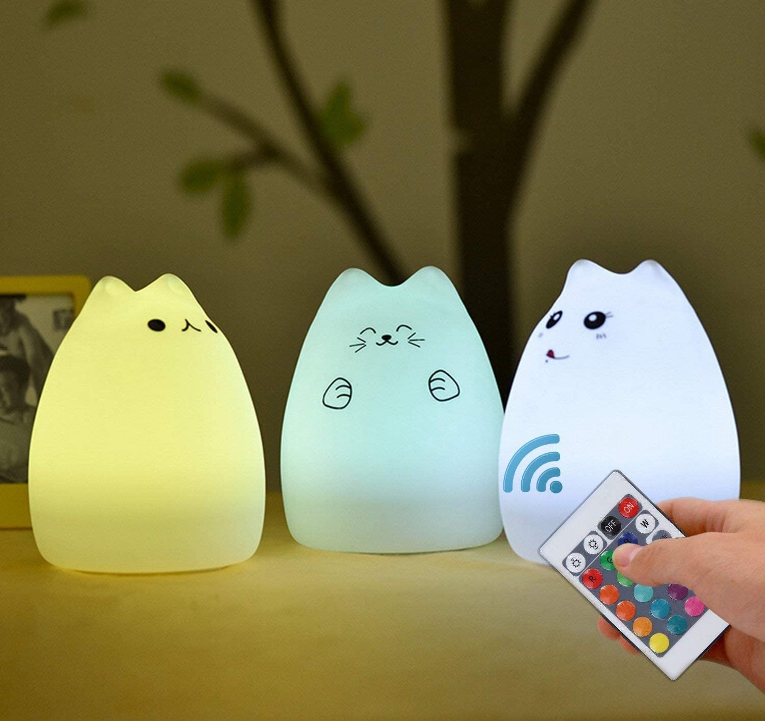 Feline Fabulous: The Purr-fect Remote-Controlled Glow Kitty Squad for Tiny Humans – Rechargeable Kawaii Cuteness in a Spunky 4-Pack!