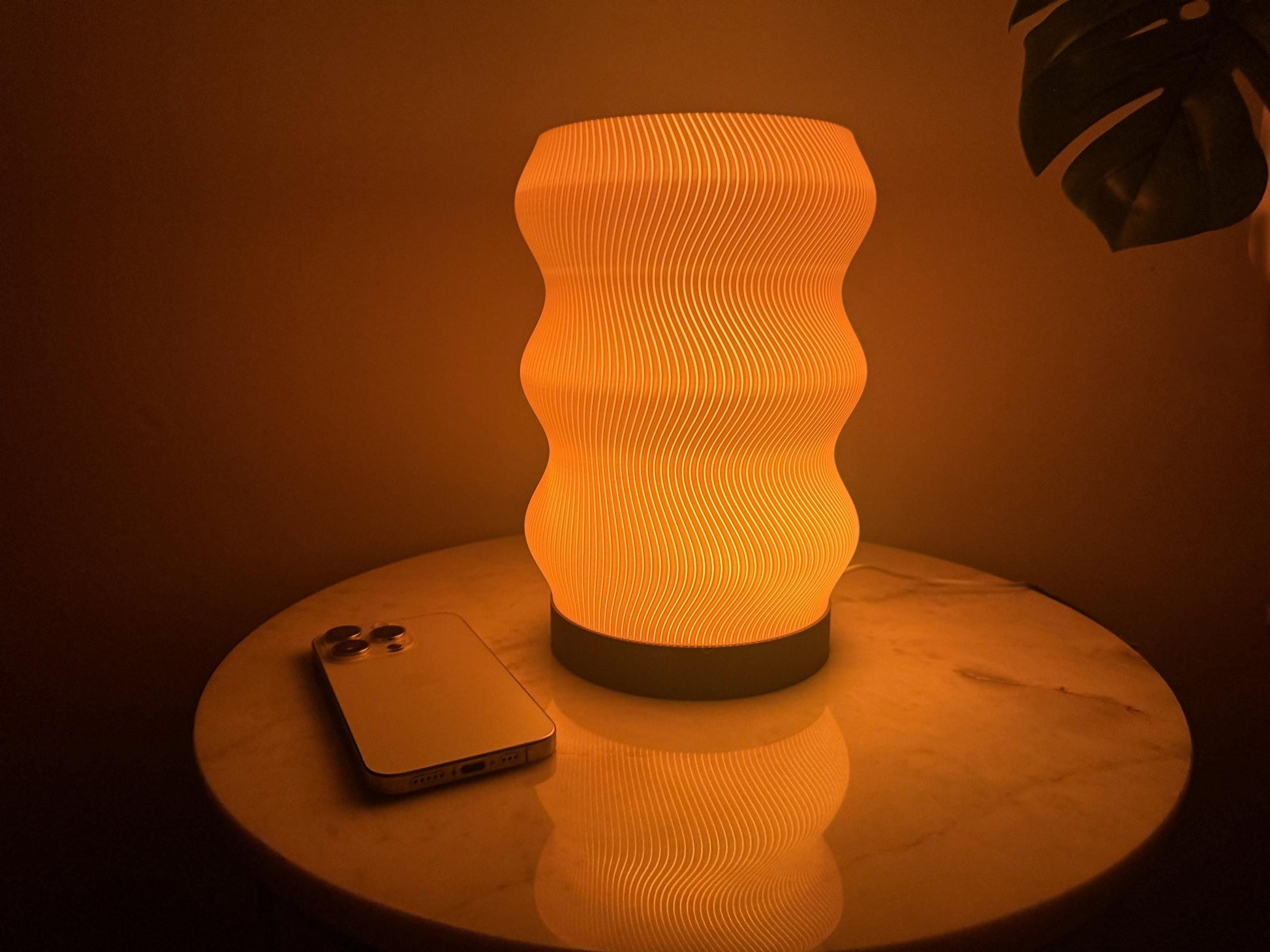 Cozy Table Lamp - Bedside Light - the Wave Lamp by Delta Loom - Mood Lighting - Eco-Friendly Gift - Trending Light - Desk Lamp - Night Light